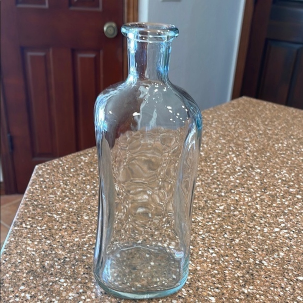 Vintage pressed glass vase